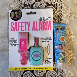 Safety Alarm and Amika Moisture Mask